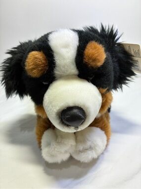 Animal Alley Bernese Mountain Dog Plush Stuffed Animal 15'' Black  Brown White
